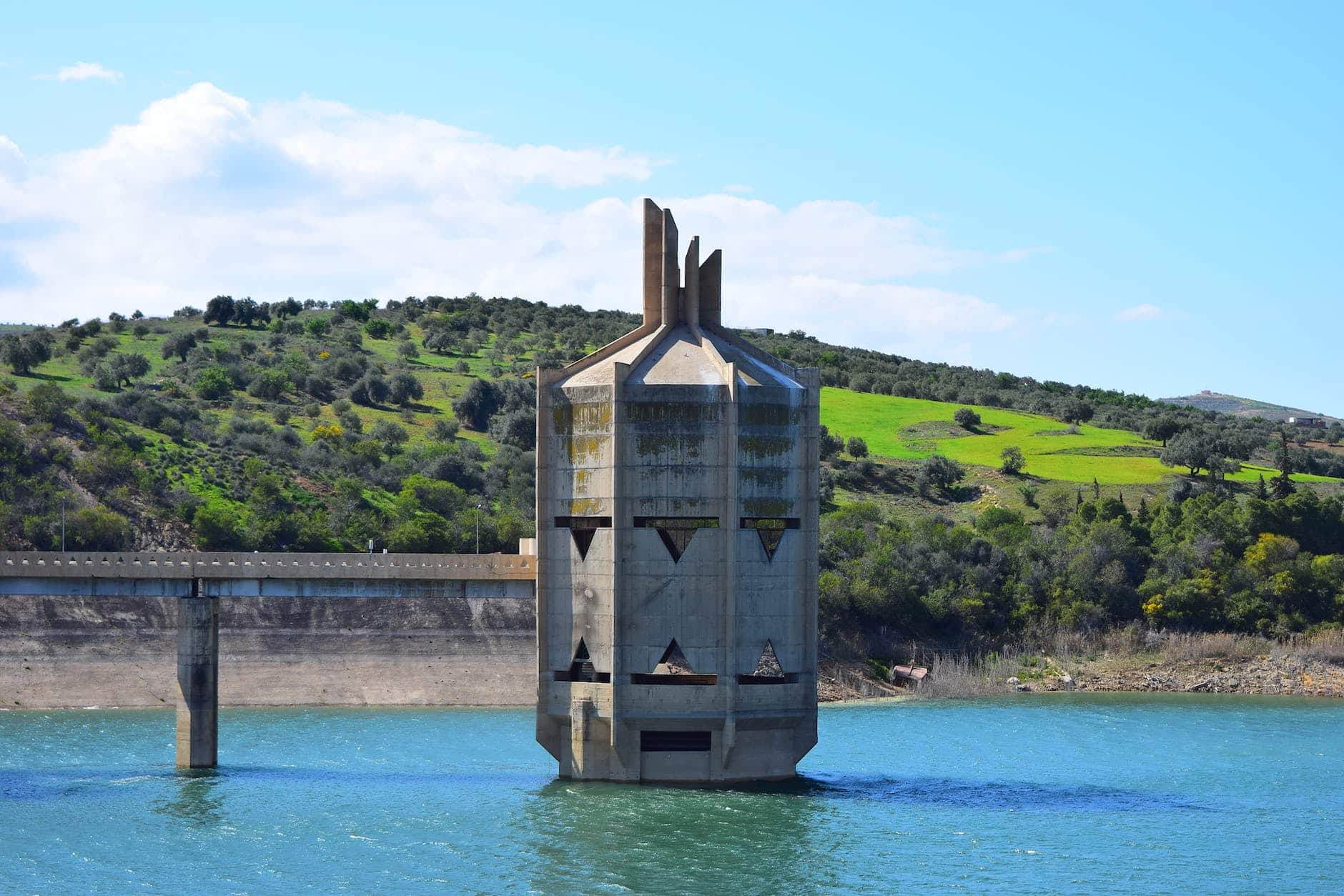 sidi salem hydroelectric dam in tunisia